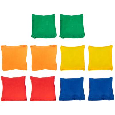 10pcs5cm/7cm Sand Bag Square Portable Bag Sandbag Toy Children Playground Children's Handmade Soft Sandbag Canvas Throwing Game