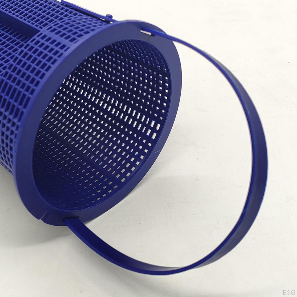 Basket Pool Supplies Replacement Strainer Fine Mesh Plastic Cleaning Tool Universal Blue for
