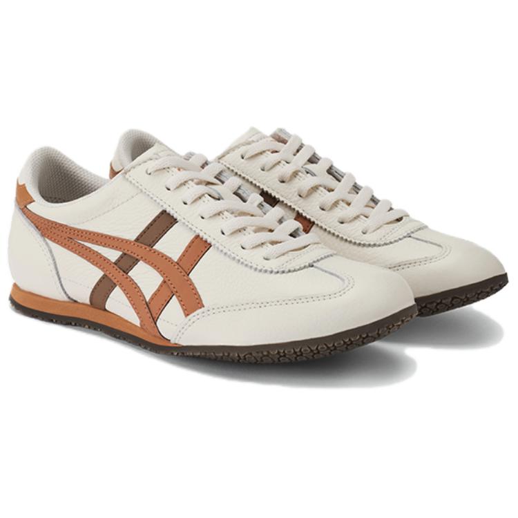 ONITSUKA TIGER Machu Racer Fashion Versatile Slip Resistant Durable Low Top Casual Shoes Unisex Sneaker White Orange 1183B770-109
