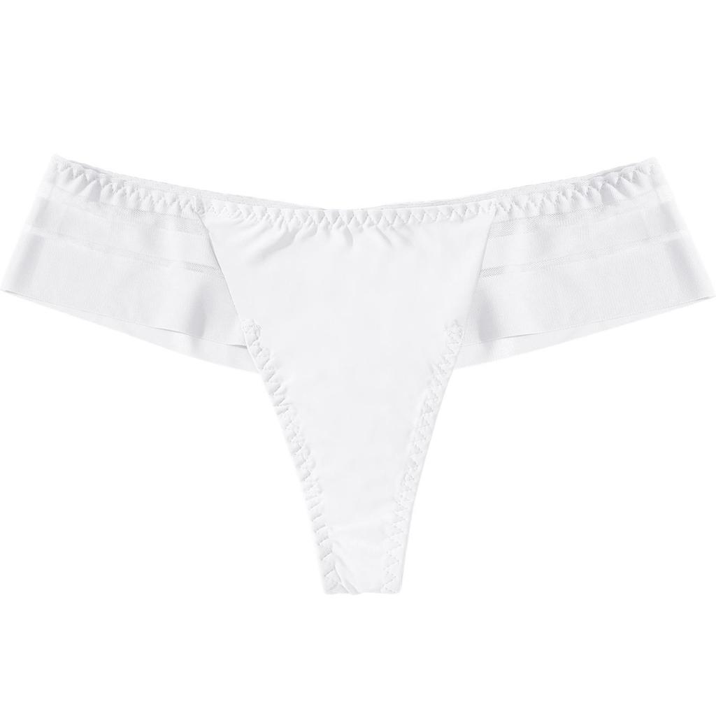 Euramerikanska Sömlösa Isilke Yoga Trosor för Kvinnor: Sexiga, Lågt skurna, Enfärgade Underkläder