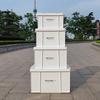 Industrial Style Plastic Storage Box for Camping, Household, or Car Trunk