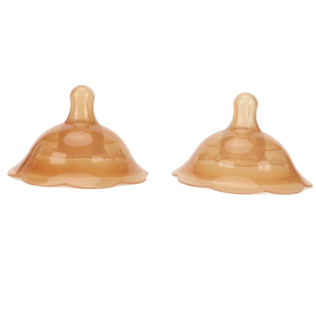 2ks Dvojitá přísavka Silikonový chránič bradavek pro kojení