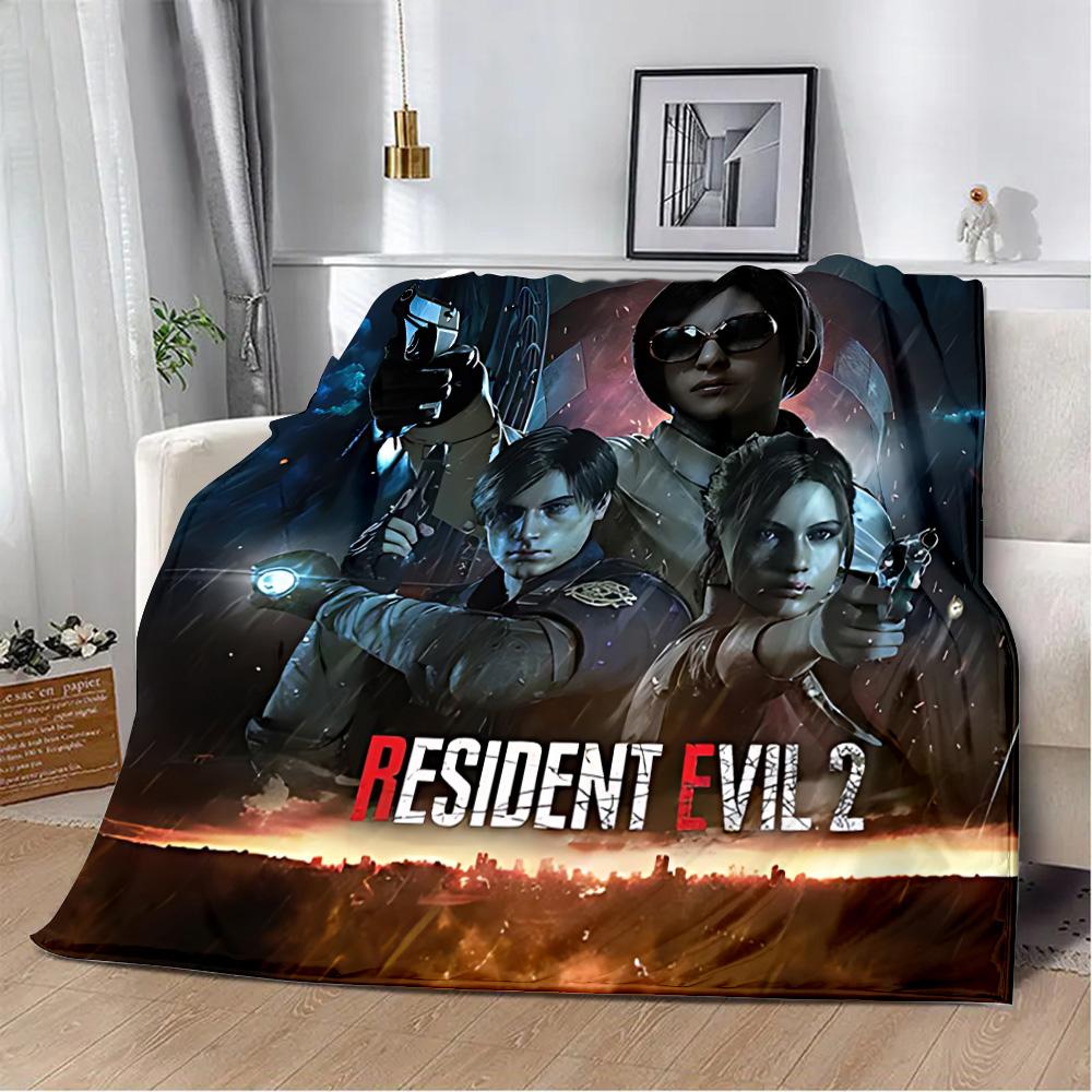 

Printed Blanket Picnic Blankets Residents Evil Umbrellas Warm Blanket Soft and Comfortable Blanket Home Travel Birthday Gift 75cmx90cm