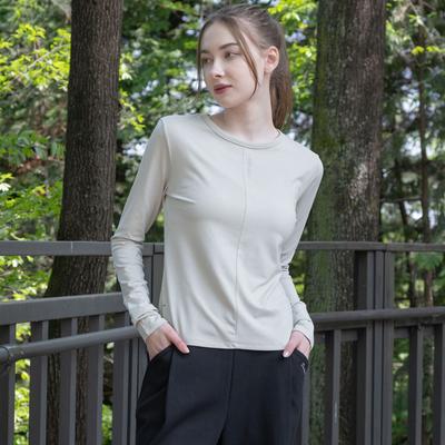DURAN Front Cut Sports Long Sleeve T-Shirt Dtf4W-4144 4 Colors