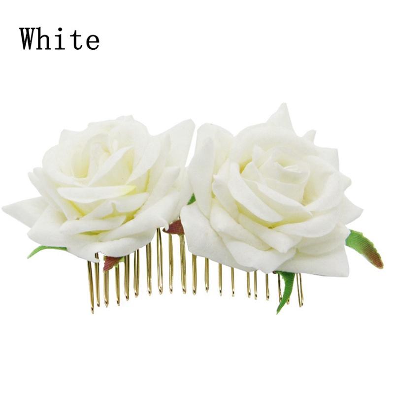 Elegantes Platinjubiläum Weißes Blumen-Haaraccessoire