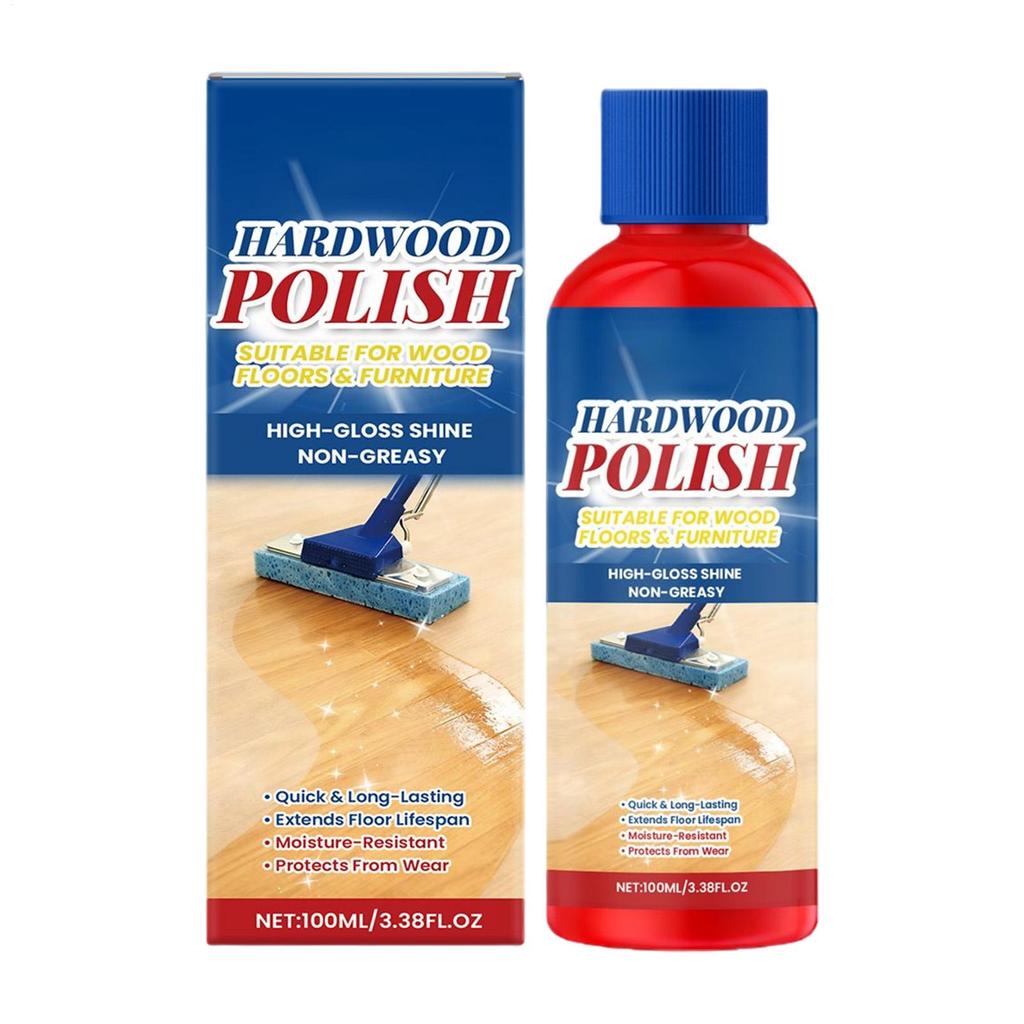 Solución para Restaurar Suelos 100ml Pulido de Suelos de Madera Reparación de Arañazos Eliminador de Manchas Laminado Brillo para Suelos de Madera Pulido para Dormitorio
