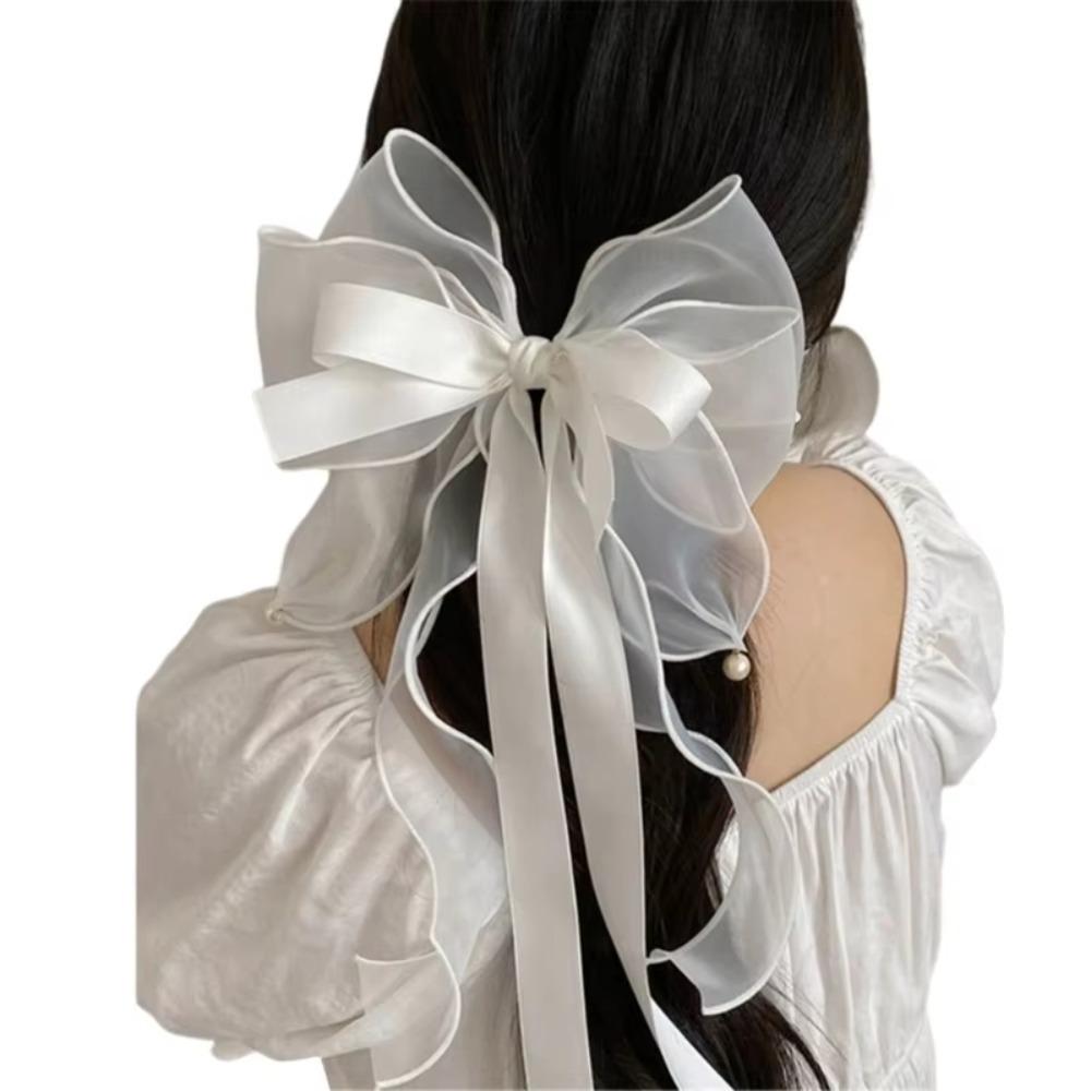 

Элегантная свадебная фата, заколка для волос, сетчатая заколка для волос, заколка-бант, свадебная фата, свадебное платье Style 3