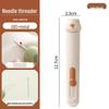Portable 2-in-1 Needle Threader & Seam Ripper for Hand Sewing