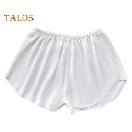 Ice Silk Seamless Safety Underwear Women Summer Thin Shorts Solid Color Loose Fit Safety Shorts Daily Wear
