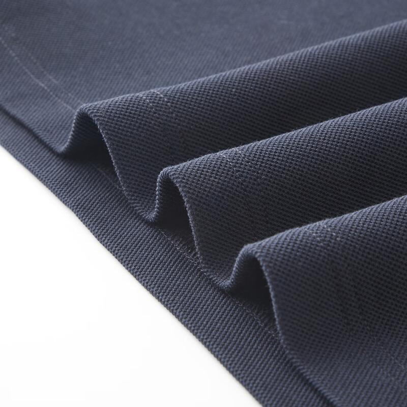 Men's Wool Blend Long Sleeve Polo Shirt