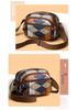 2024 Ethnic Color Block Patchwork Crossbody Phone Bag for Women