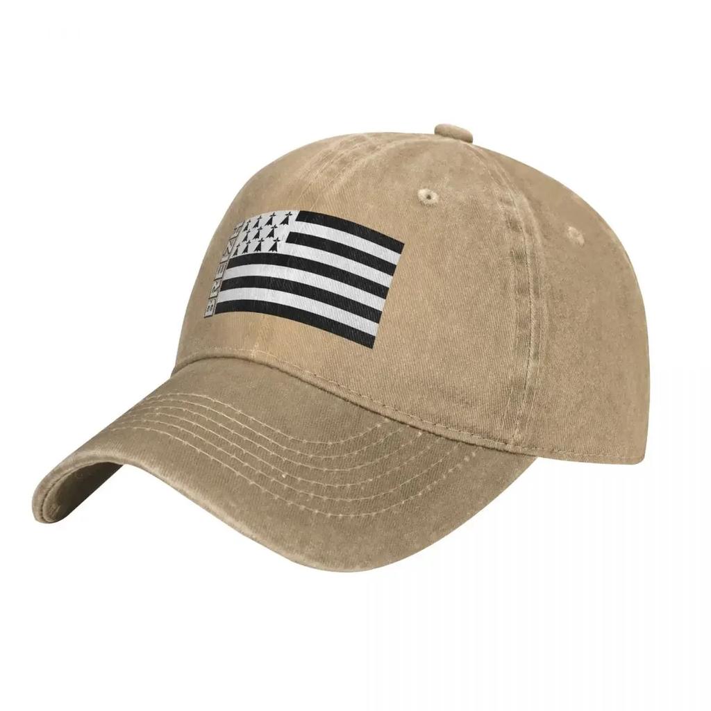BZH - Breizh - Bretagne - Brittany France Cowboy Hat Funny Hat Dad Hat Wild Ball Women's Beach Men's