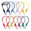 Braided Rope Accessory Pendant Short Wrist Strap with Hanging Ring Outdoor Activity Wear-Resistant Lightweight Lanyard Portable Water Bottles
