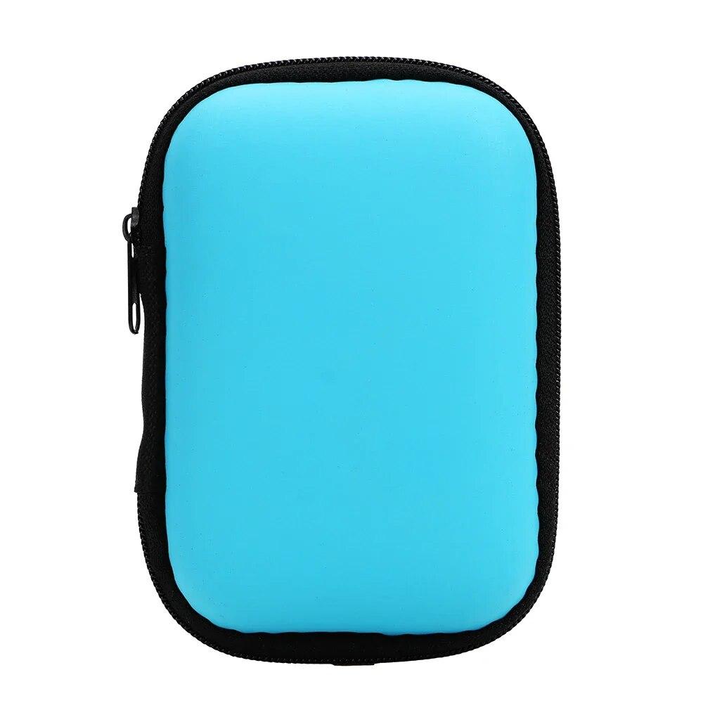 Sundries Travel Storage Bag Charging Case for Earphone Package Zipper Bag Portable Travel Cable Organizer Electronics Storage