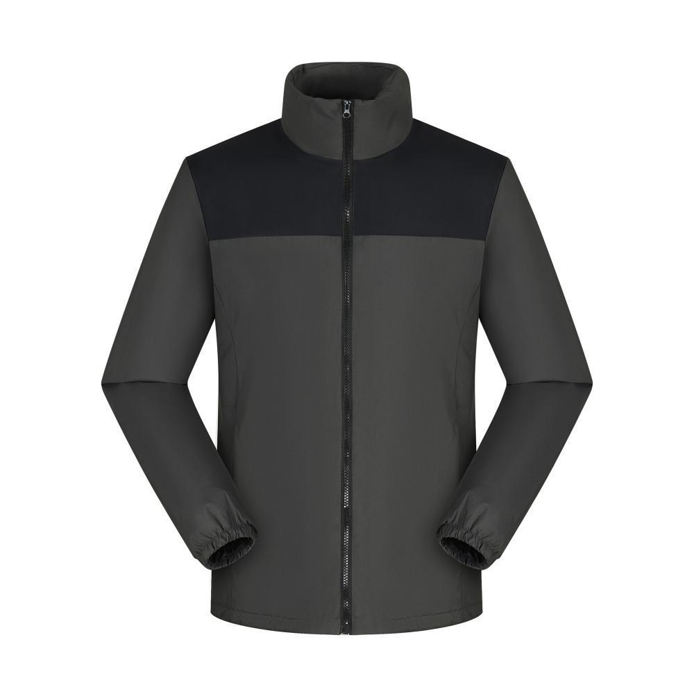 Personalized Windproof 3-in-1 Jacket: Solid Color, Custom Logo, Unisex Design, Thick Workwear