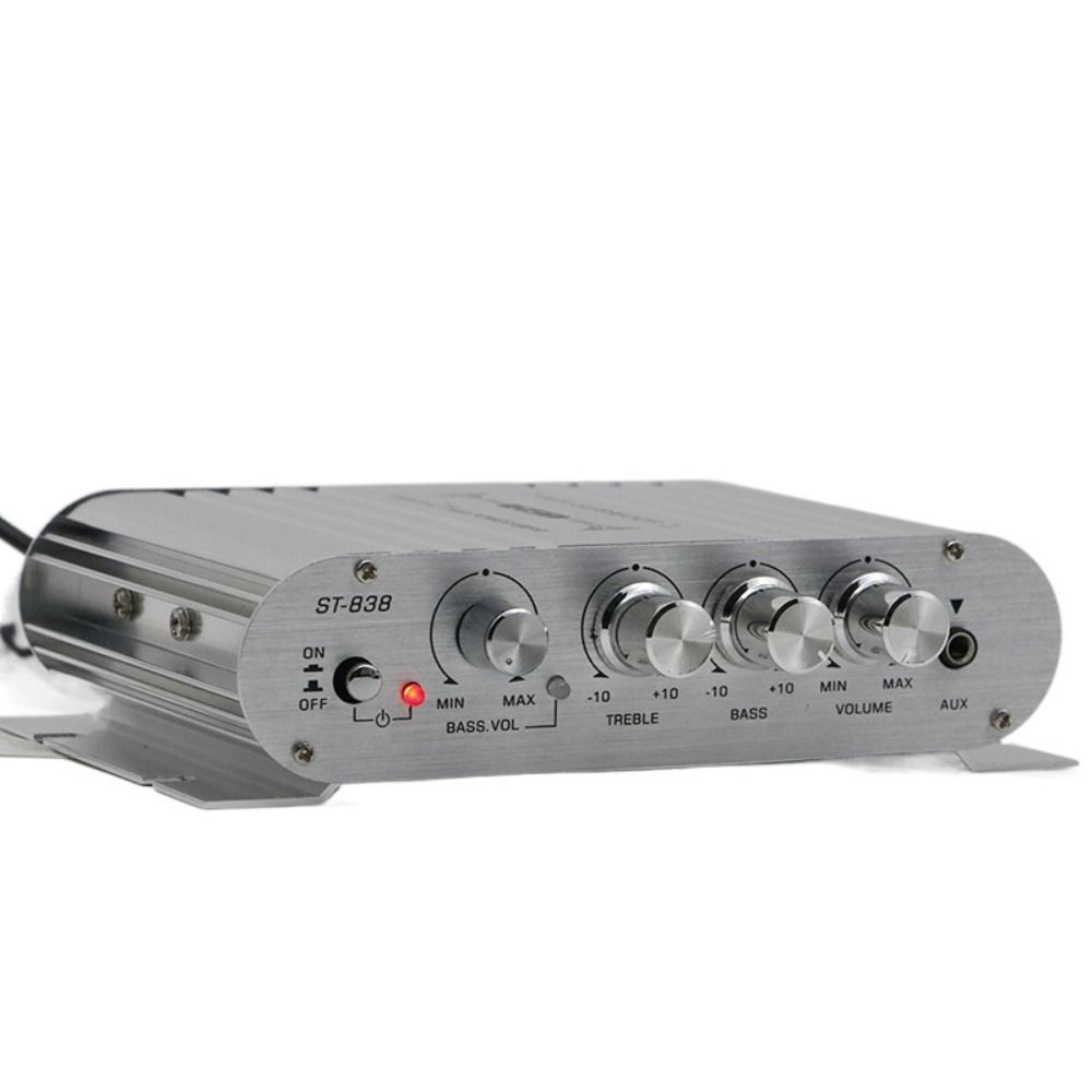 Subwooferoof ST-838 Amplifier 2.1 Channel Power Amplifier for Speaker/Phone/Computer/DVD