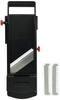 Shimomura Kogyo Super Vegetarian Made In for Round Monkiri Julienne and VS901BK Slicer, Japan, Black, Slices, Slices, Slices, Mince,