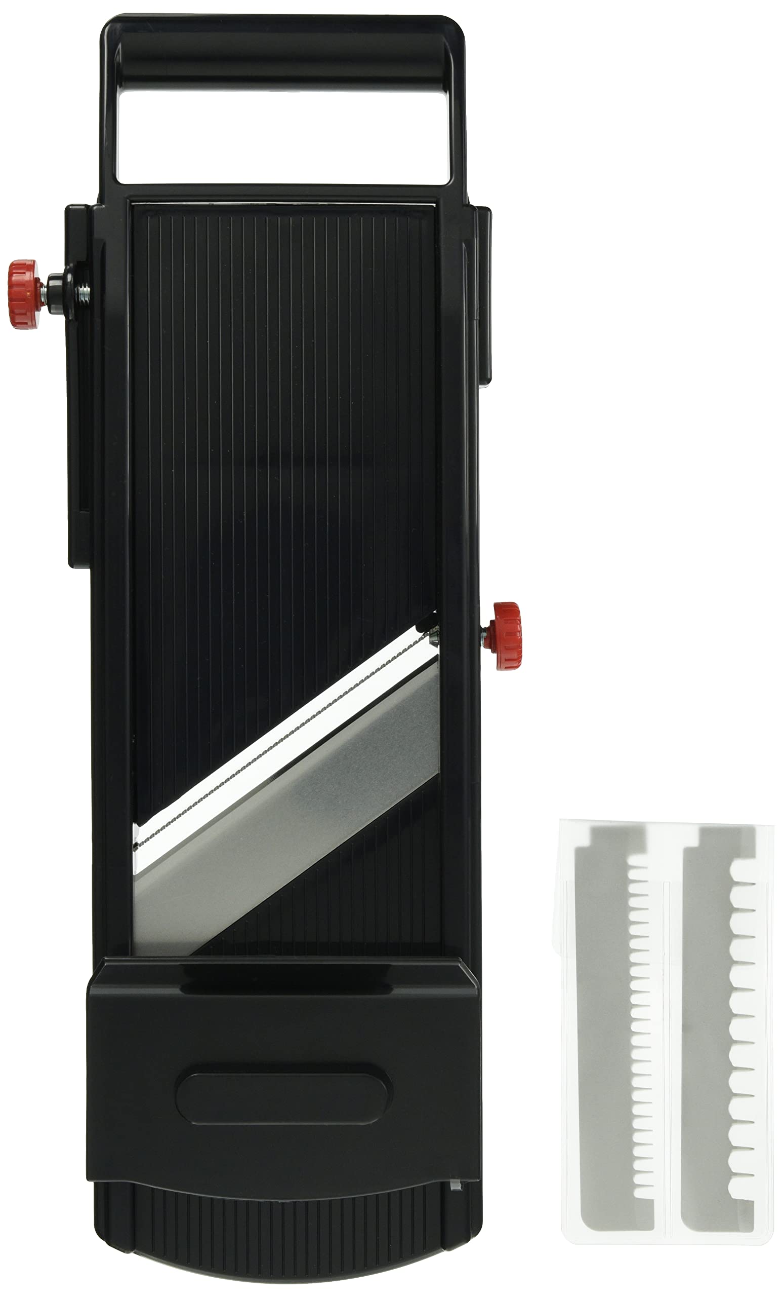 

Shimomura Kogyo Super Vegetarian Made in for Round Monkiri Julienne and VS901BK Slicer, Japan, Black, Slices, Slices, Slices, Mince, чёрный