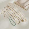 Accessories Retro Ethnic Style Clavicle Necklace Women, Simple Metal Sequin Necklace