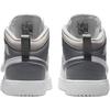 New Nike Anti Slip Wear Resistant High Top Kids' Skateboarding Shoes Gray White Kids' BQ7197-011