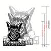 Abyssinian Cat Metal Wall Art Personalized Name Sign Home Decor