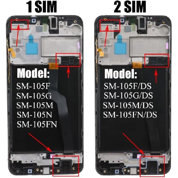 SRJTEK for Samsung Galaxy A10 LCD Screen A10 Screen Replacement A105 Display Touch Digitizer Assembly SM-A105F, SM-A105G, SM-A105M Repair Parts Kits
