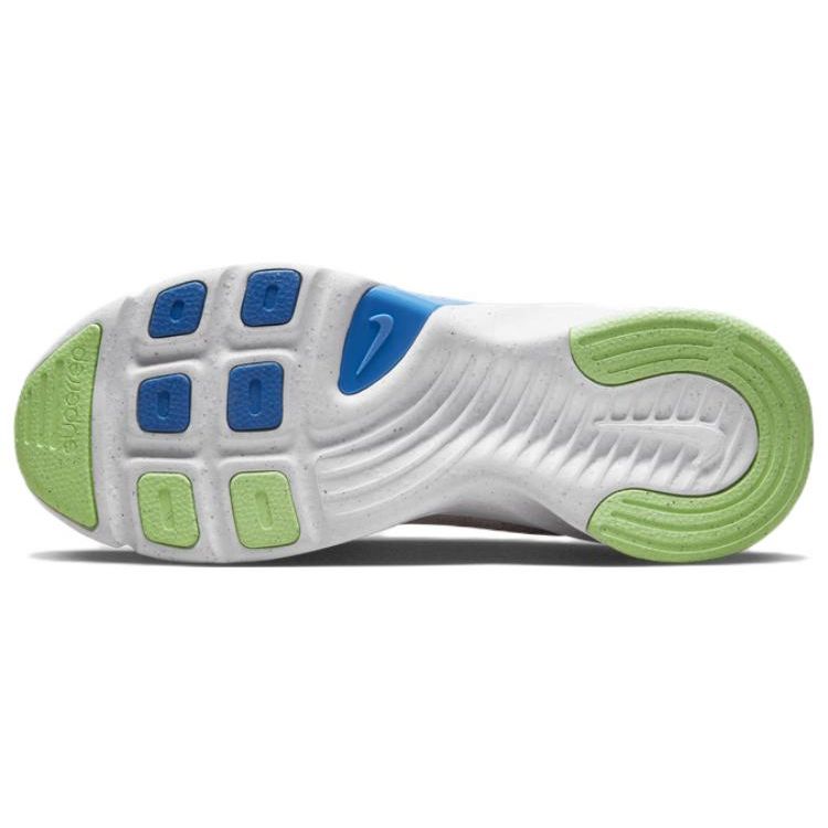 Nike  SuperRep Go 3 Flyknit Next Nature Sail Medium Blue Women Sneakers White Ghost-Green Black DH3393-102