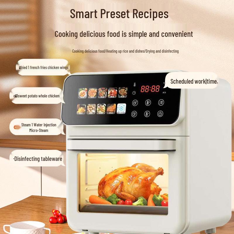 2025 Smart Visual Air Fryer: Large Capacity, Multifunctional Electric Oven