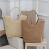 French Handbag Wholesale Hand-woven Bag Straw Bag Hand Satchel Women's Seaside Beach Vacation Bag Handbag