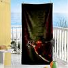 Torres Flames Beach Towel High Absorbency & Quick-Dry Comfortable Lightweight Perfect for Traveling Yoga Camping and Swimming