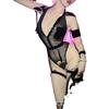 Sex lingerie sexy onesie policewoman temptation pure desire to subdue open crotch pajama suit female qqny