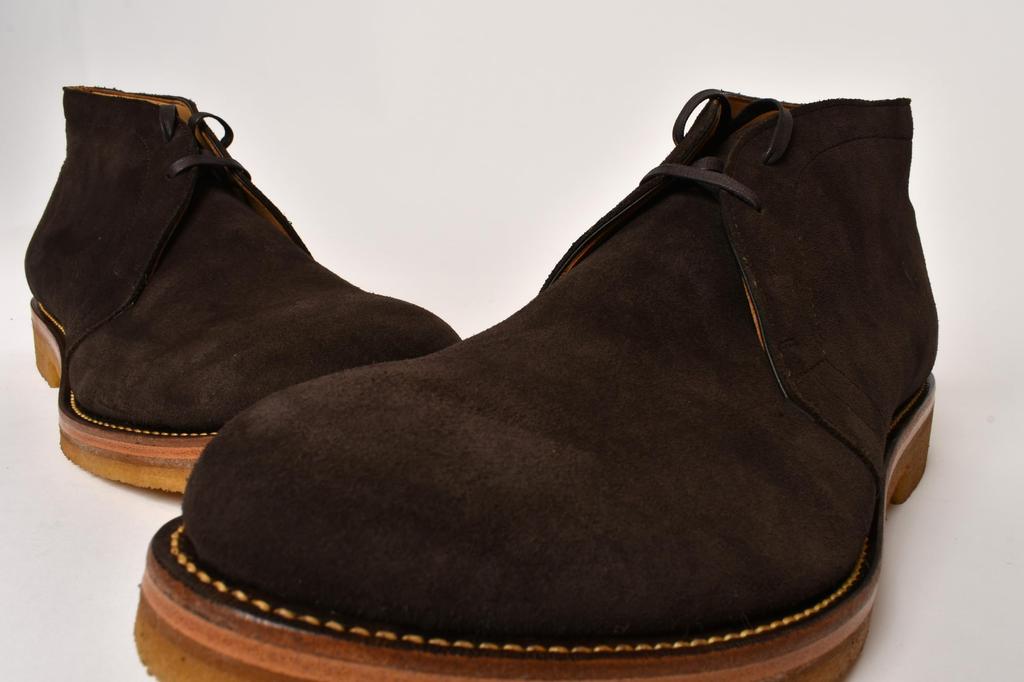 Business Shoes Leather Shoes Made In Japan Boots Genuine Leather Water Repellent Suede Leather Easy To Walk Brown Cm [Hiroshitsubouchi] [HTO-3703S]