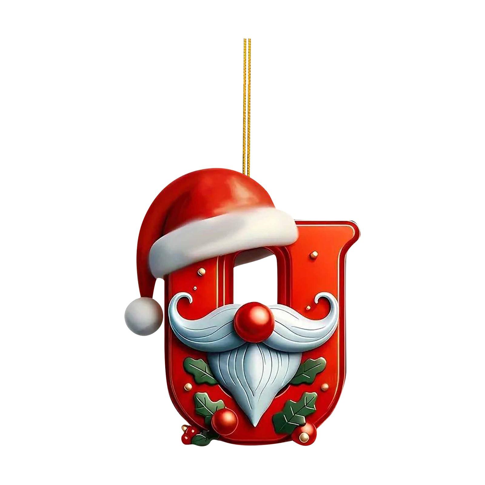 

Різдвяна ялинка з 26 буквами, яка висить персоналізованою різдвяною прикрасою з літерами One Size