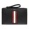 Logo Print Leather Clutch Men Clutch Black 6308543