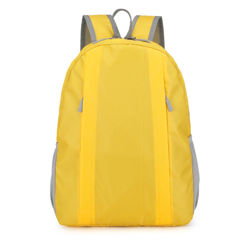 

Outdoor Lightweight Hiking Backpack Men And Women With The Same Large Capacity Simple And Durable Folding Camping Backpacks 15 inches жёлтый
