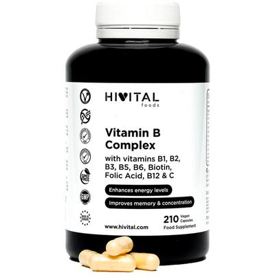 Vitamin B Complex | 210 Vegan Capsules for 7 Months