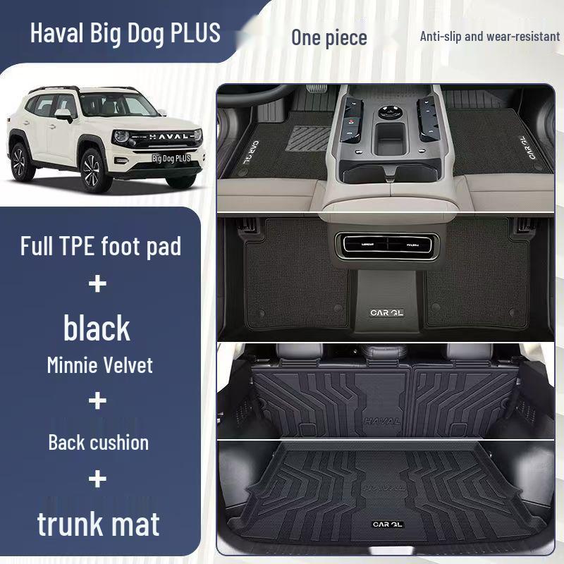 26-Model Dog Floor Mats for Haval & Great Wall Cars - TPE Bumper & Accessories