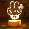 Lamp Night Warm Light Usb Powered Cartoon Cute Five Animals Lights Shaped