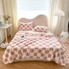 2025 Traditional Style Plaid Blanket Flannel Home Blanket Sheets Plush Double Sided Summer Air Conditioning Throw Blanket
