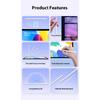 For Apple Pencil For iPad Air 11 M4 M3 M2 5 4 A16 Pro 13 11th M5 12.9 Stylus Pen 10 9 9th 10th Gen Mini 6 7 Bluetooth Touch Pens