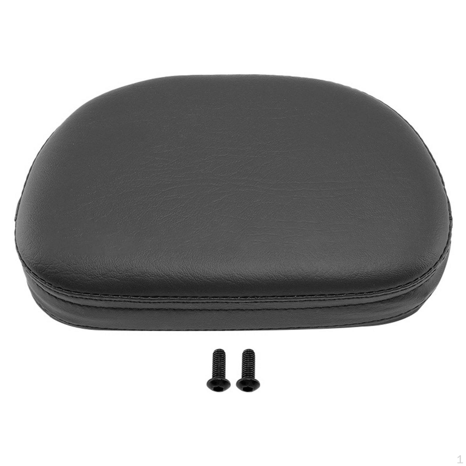 Motorcycle Backrest Pad Universal Fit Sissy Bar Comfortable Passenger Cushion for