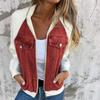 Women's Casual Long-sleeved Denim Splicing Jacket