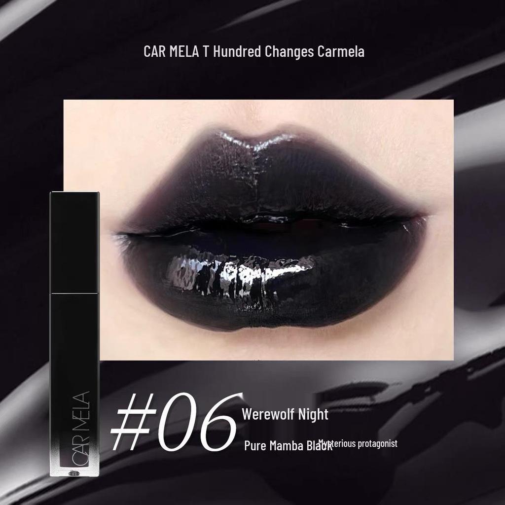 Carmela Lipstick: Renaissance Lip Mud - Dark Style Essential In Black, Brown, Super White.