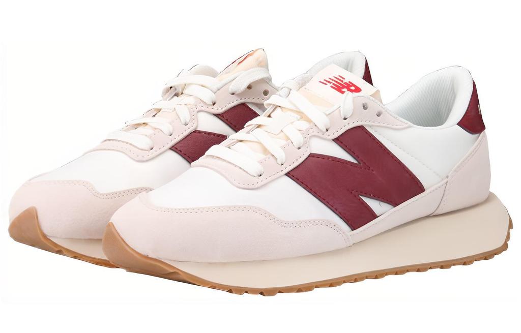 New Balance 237 Bourgogne Blanc MS237SB