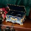 Feyarl Jewelry Box, Jewelry Storage Box, Jewelry Case, Watch Box, Blue, Rectangular, Large