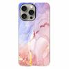 For iPhone 15 Pro Case Marble Pattern Printing Soft TPU Phone Cover