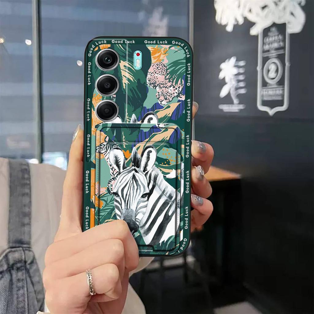 protective Dirt-resistant Phone Case For Tecno Camon40 4G/CM5 Card bag Waterproof Cute Anti-dust Shockproof Durable TPU