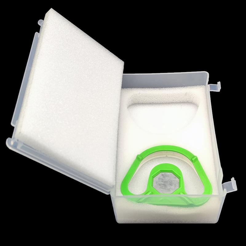 Dental Plastic Tooth Box With Sponge Portable Denture Box Dental Implant Storage Box Dentistry Lab Materials