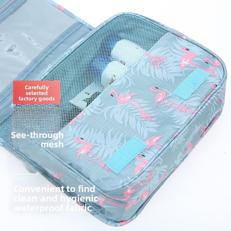 Large Capacity Hook Wash Bag Multi-functional Portable Toiletry Organizer for Travel, Waterproof, Modern Minimalist Design