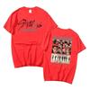 Stray Kids Singer Group Around Harajuku Print Fashion Men And Women T-Shirt Top Short Sleeve